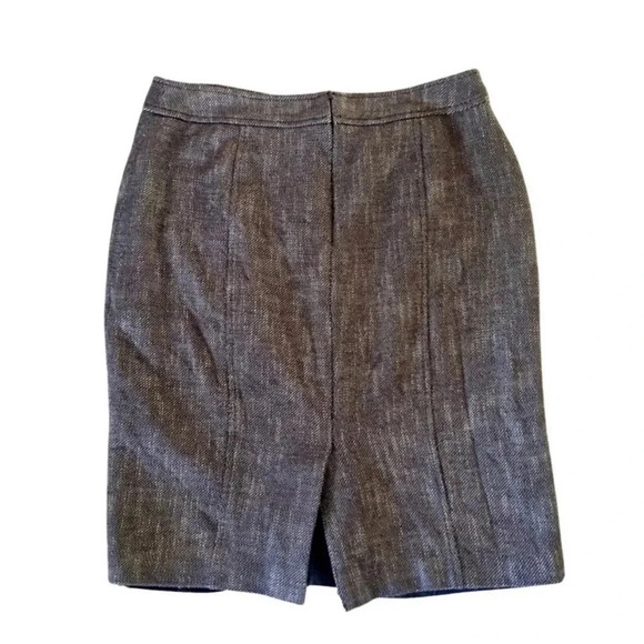 Ann Taylor Textured Pocket A-Line Skirt - Picture 4 of 4